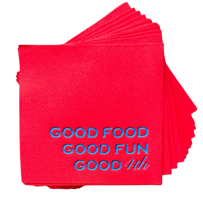 Good 4th Cocktail Napkin - Becket Hitch
