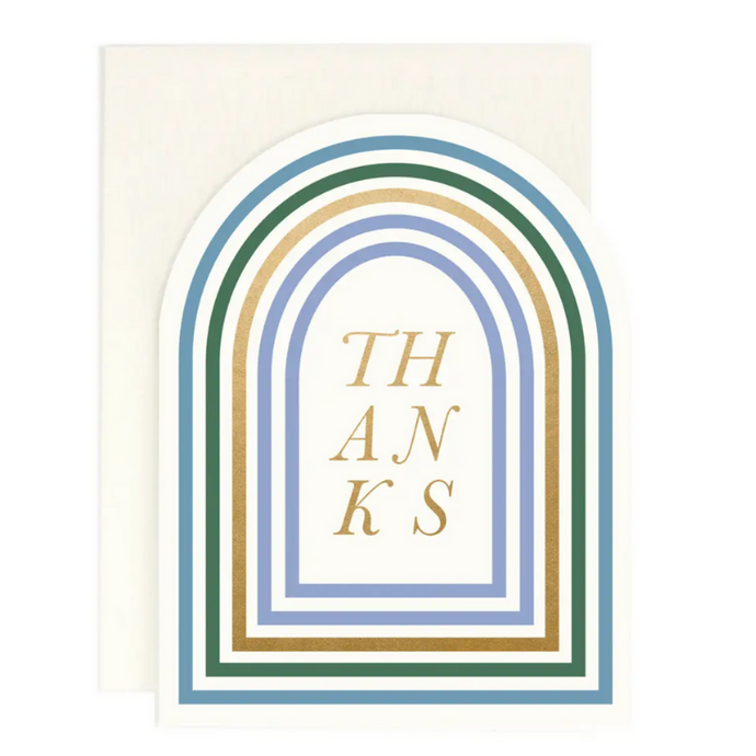 Arched Thanks Card - Becket Hitch