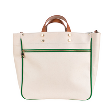 Load image into Gallery viewer, Codie Canvas Tote in Grass - becket hitch
