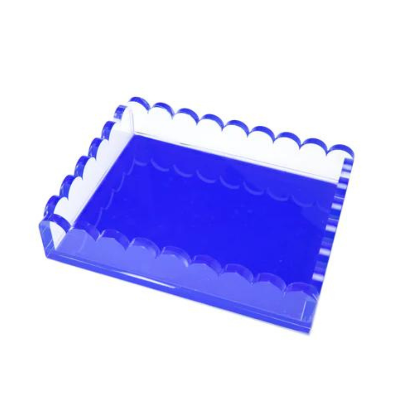 Blue Scallop Tray