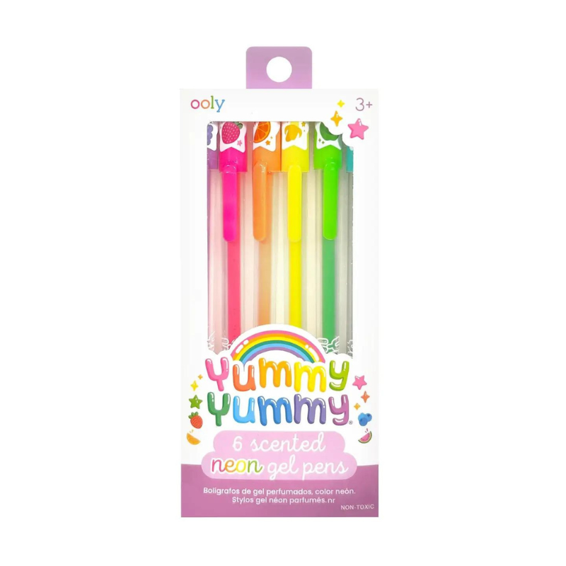 Yummy Yummy Neon Scented Gel Pens-Becket Hitch