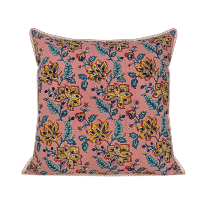 Rang Block Print Pillow Becket Hitch