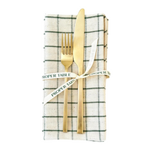 Load image into Gallery viewer, Appleton Green Check Napkin - Becket Hitch
