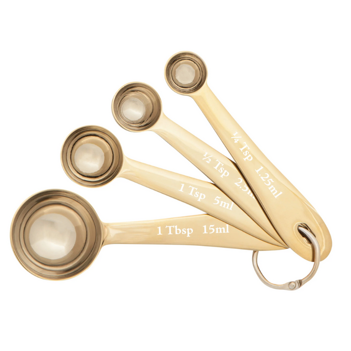 Gold Measuring Spoon Set - Becket Hitch