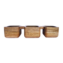 Load image into Gallery viewer, Mod 3 Section Wood Dish-Becket Hitch
