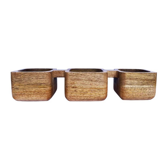 Mod 3 Section Wood Dish-Becket Hitch