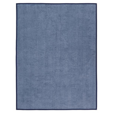 Load image into Gallery viewer, Harborview Herringbone Navy Blanket Original Back - Becket Hitch
