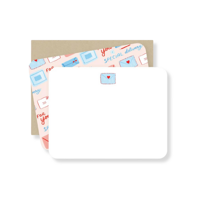 Special Delivery Flat Notecard Set - becket hitch