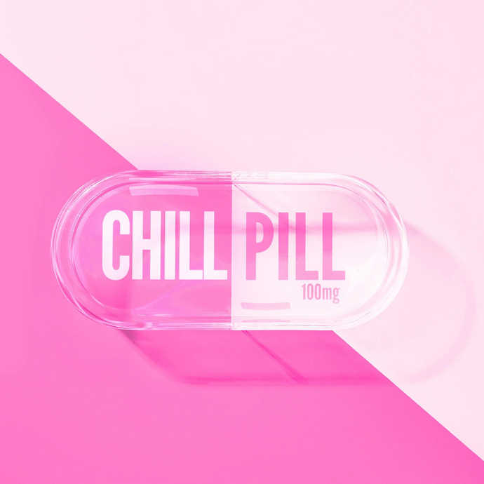Pink Chill Pill Trinket Tray - becket hitch