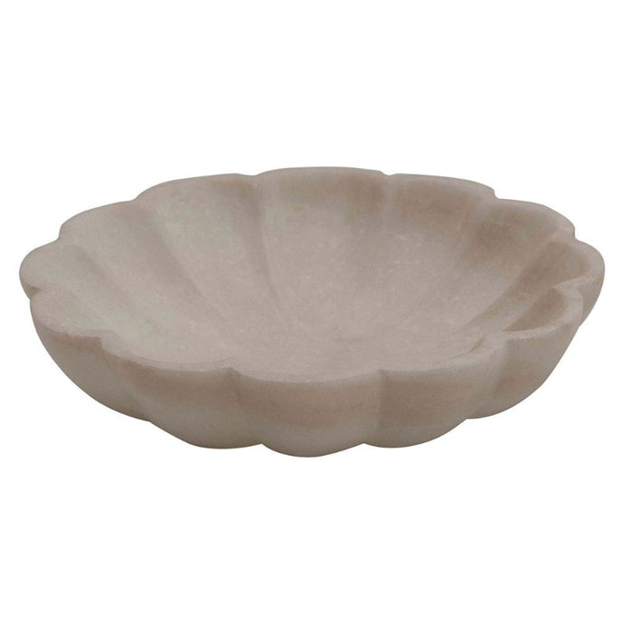 Marble Floral Dish - Becket Hitch