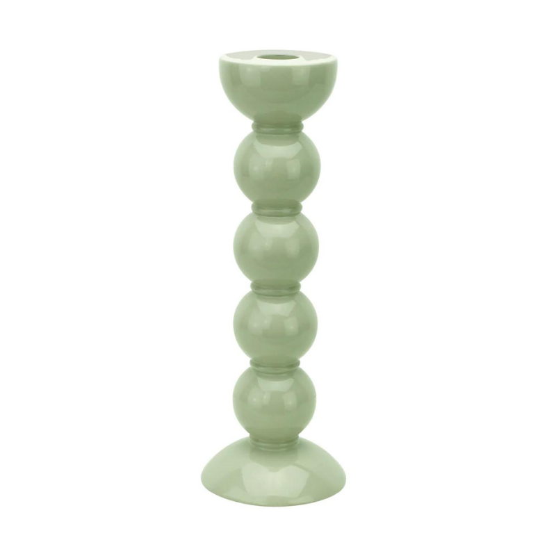 Sage Bobbin Candle Stick