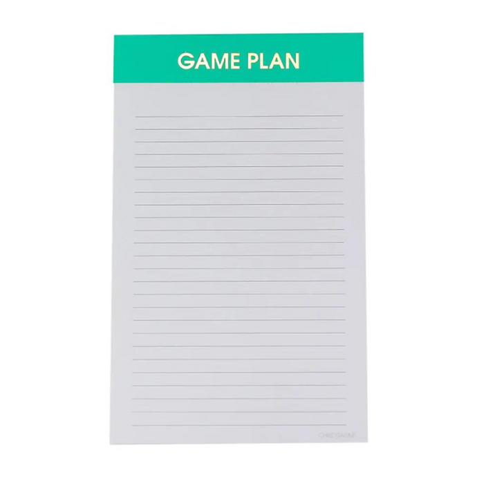 Game Plan Notepad - Becket Hitch