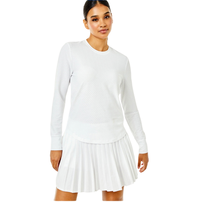 Palmetto Long Sleeve in White - Becket Hitch