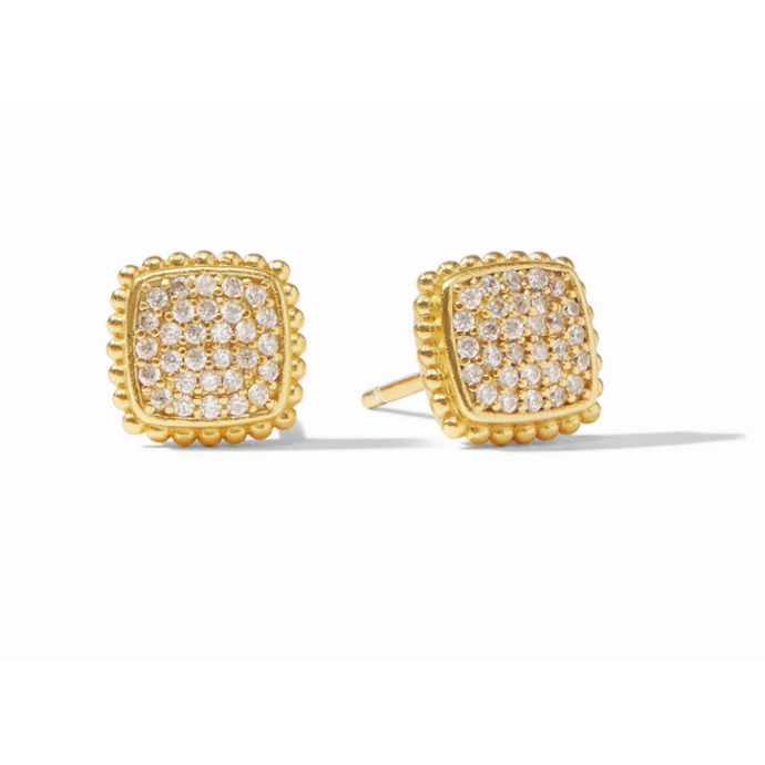 Noel Pave Stud Pave in Cubic Zirconia - becket hitch