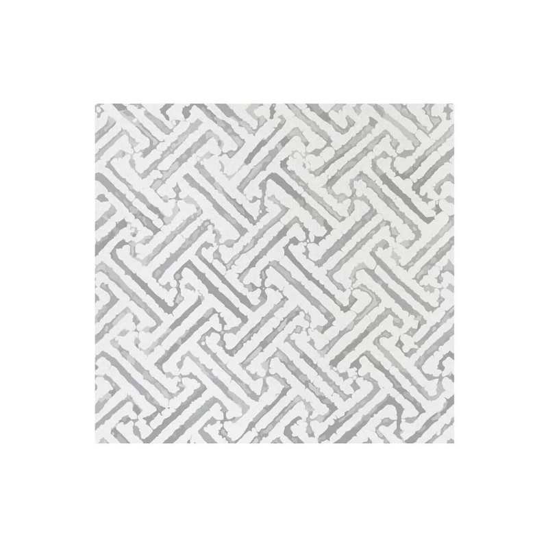 Greek Key Light Gray Cocktail Napkins-Becket Hitch