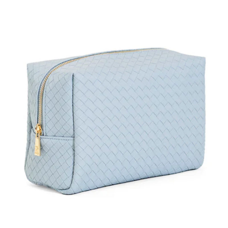 Luxe Everyday Cosmetic Bag - Woven Surf