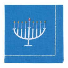 Load image into Gallery viewer, Bright Hanukkah Cocktail Napkins Set
