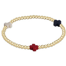 Load image into Gallery viewer, Signature Cross Gold Bracelet - Becket Hitch
