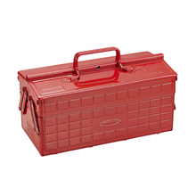 Load image into Gallery viewer, Toyo Steel Toolbox with Cantilever Lid Red - Becket Hitch
