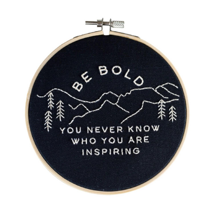 Be Bold Embroidery Kit - becket Hitch