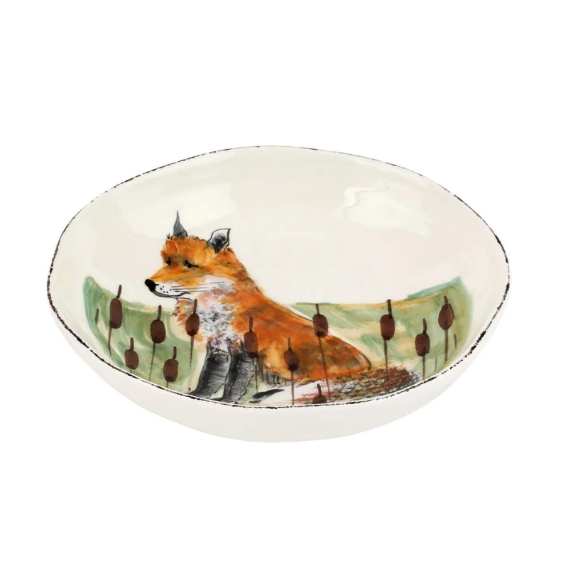 Wildlife Fox Pasta Bowl-Becket Hitch