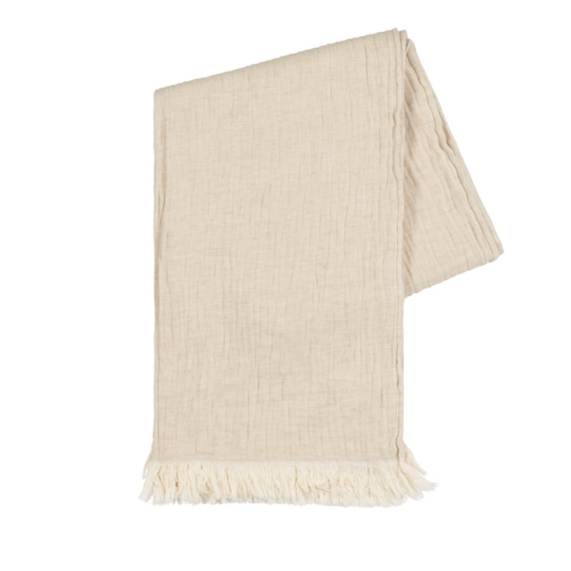 Natural Soho Throw - becket hitch