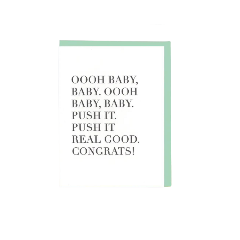 Ooh Baby, Baby Greeting Card - Becket Hitch