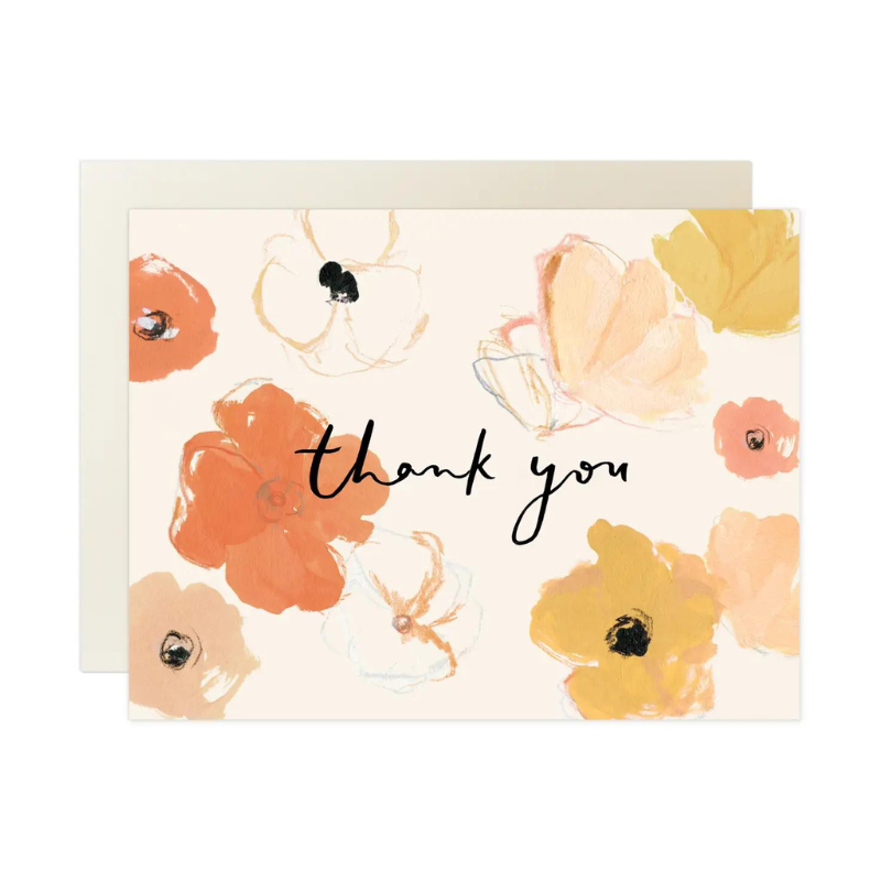 Poppies Thank You Notes Set