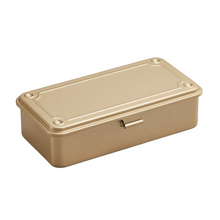 Load image into Gallery viewer, Toyo Steel Stackable Storage Box Gold - Becket Hitch
