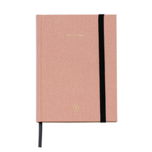 Load image into Gallery viewer, Pink Linen Note To Self Journal - Becket Hitch
