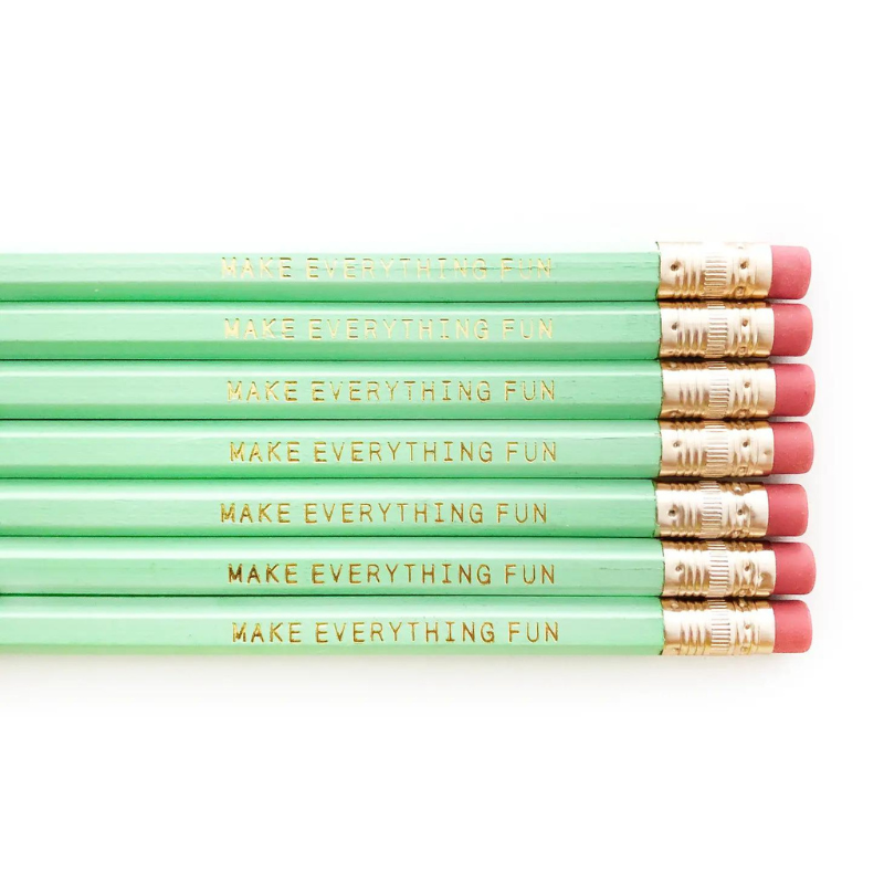 Make Everything Fun Pencil Set