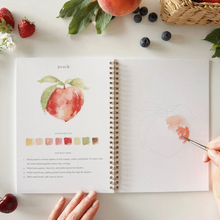Load image into Gallery viewer, Fruit Watercolor Workbook
