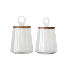 Load image into Gallery viewer, Chic Lidded Glass Jars-Becket hitch
