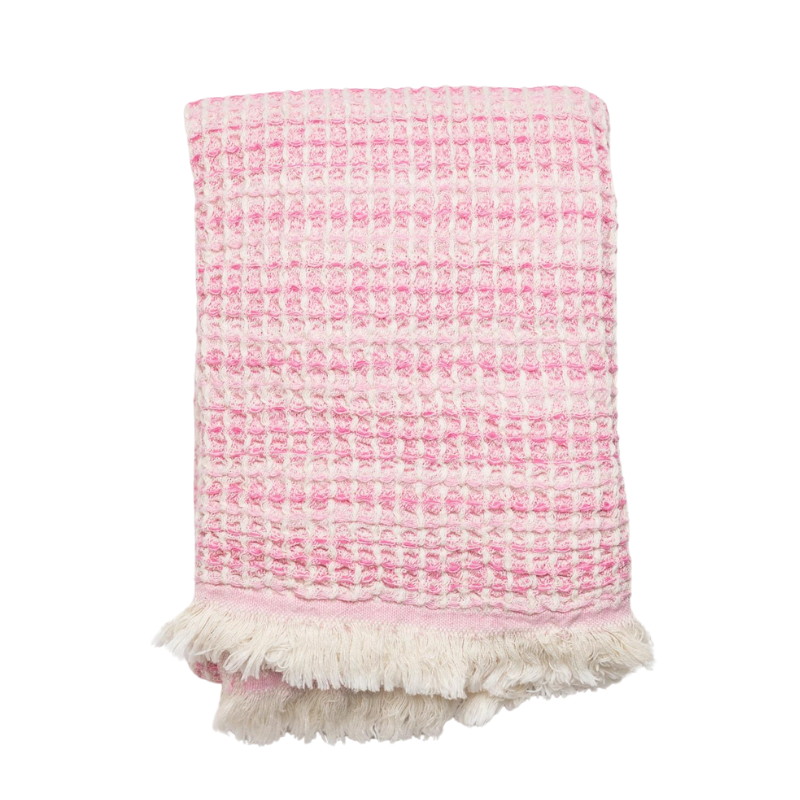 Sicily Bubblegum Beach Towel - Becket Hitch