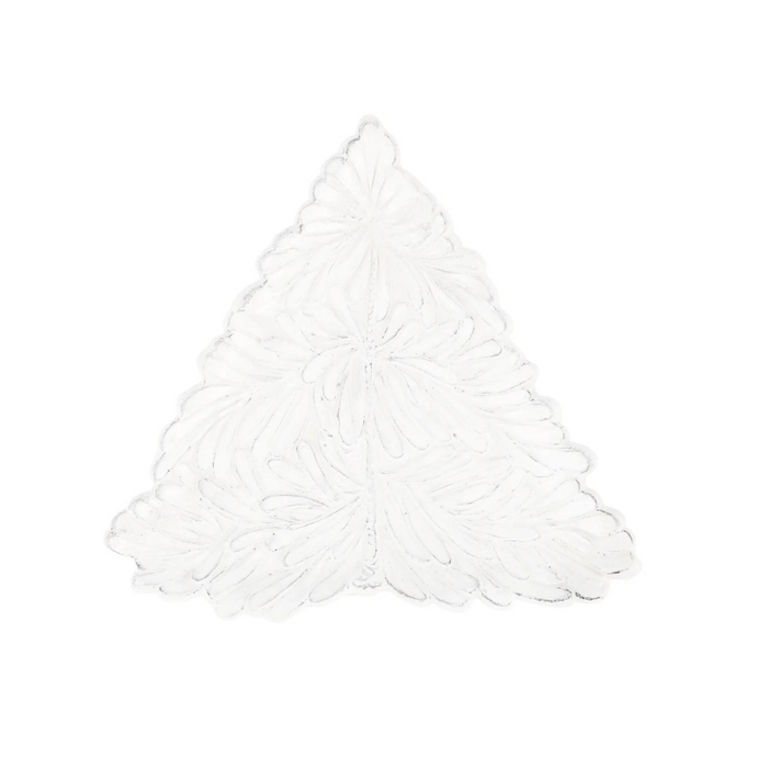 Lastra Holiday White Tree Plate - Becket Hitch