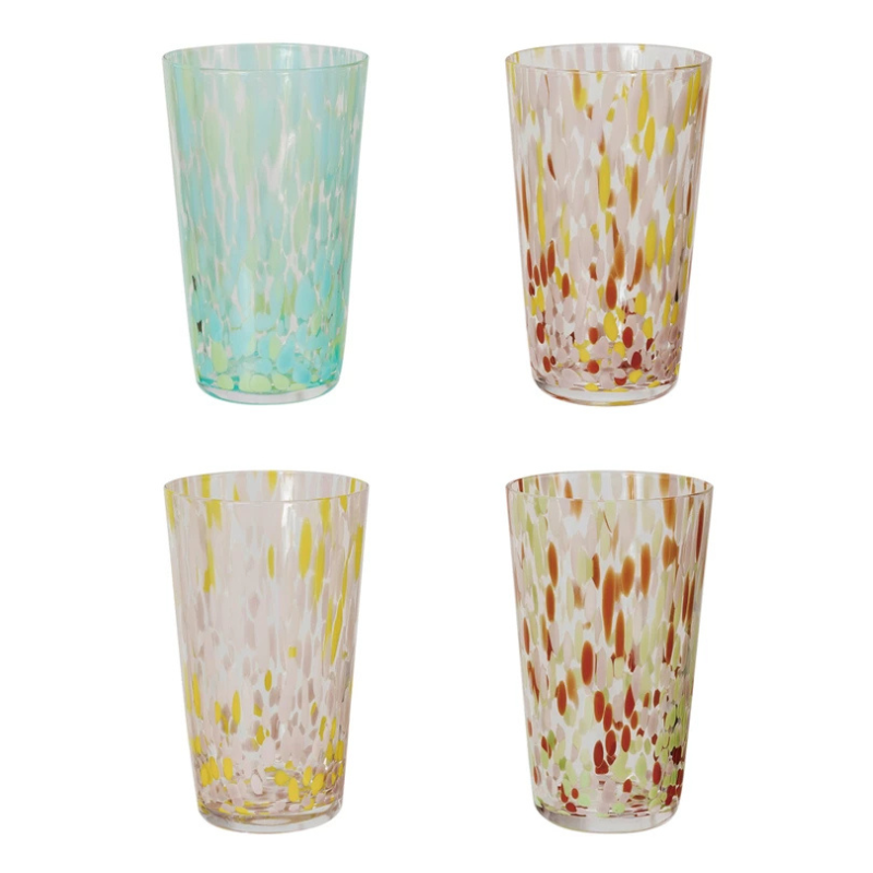 Confetti Drinking Glass