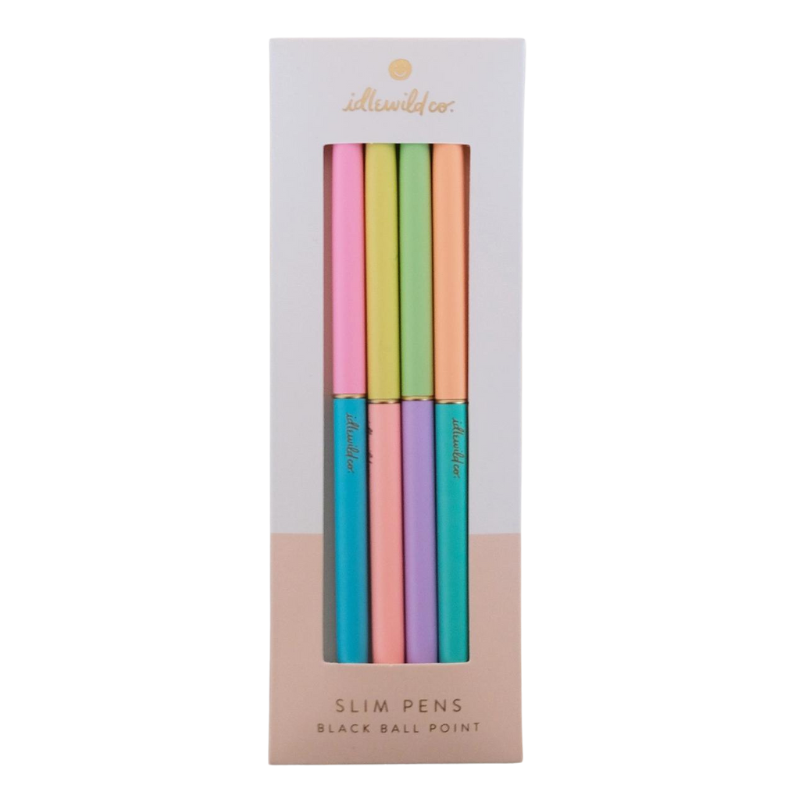 Neon Duo Tone Slim Pen Set-Becket Hitch