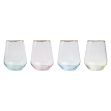 Load image into Gallery viewer, Rainbow Stemless Wine Glass - becket hitch

