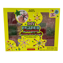 Load image into Gallery viewer, Beaded Snowflakes Ornament Kit
