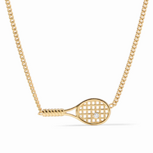 Load image into Gallery viewer, Tennis Racquet Delicate Necklace - Becket Hitch
