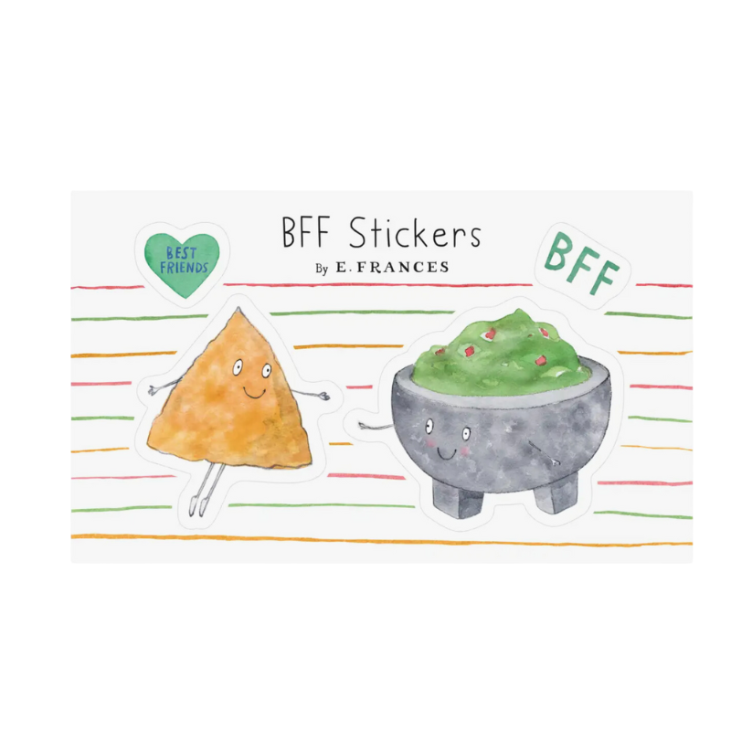 BFF Chips and Guac Sticker Sheet