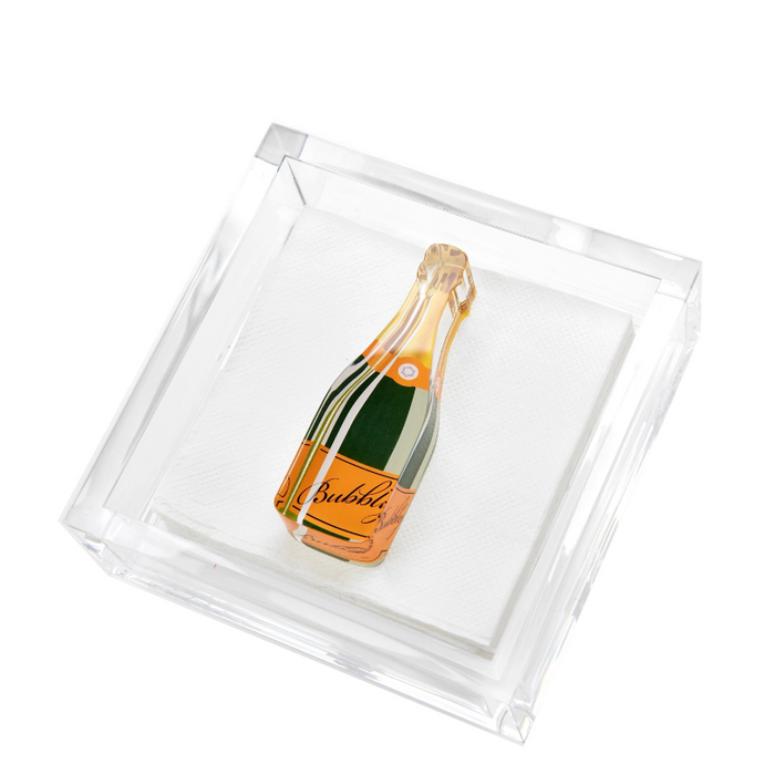 Bubbly Cocktail Napkin Holder - Becket Hitch