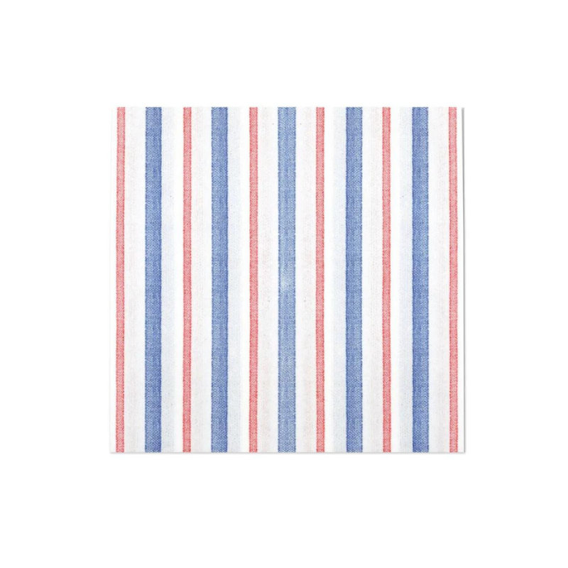 Americana Stripe Cocktail Napkins - Becket Hitch