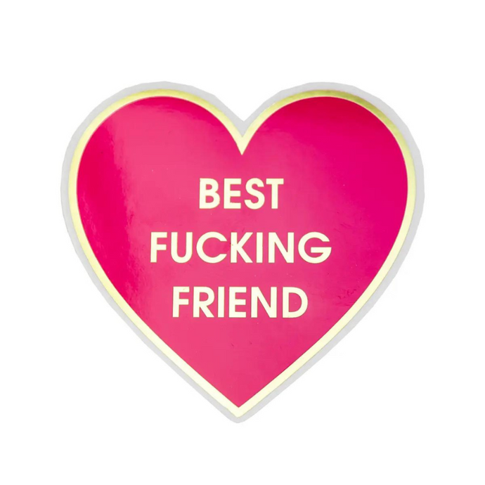 Best Fucking Friend Sticker-Becket Hitch