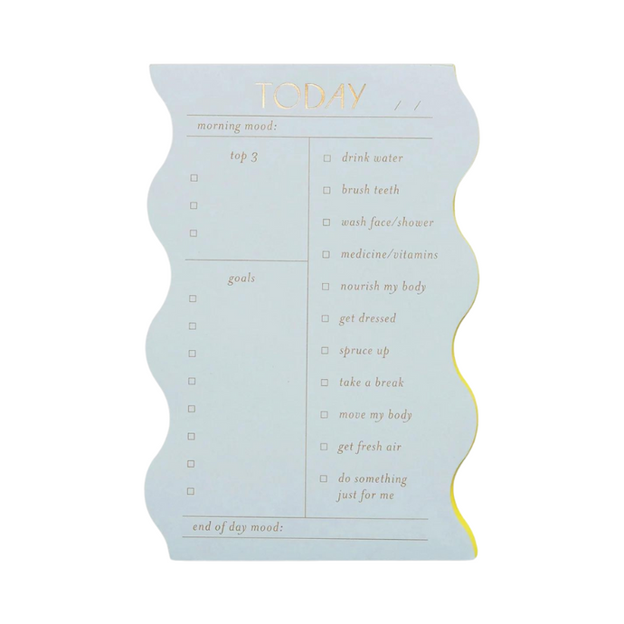 Wavy Daily Notepad-Becket Hitch