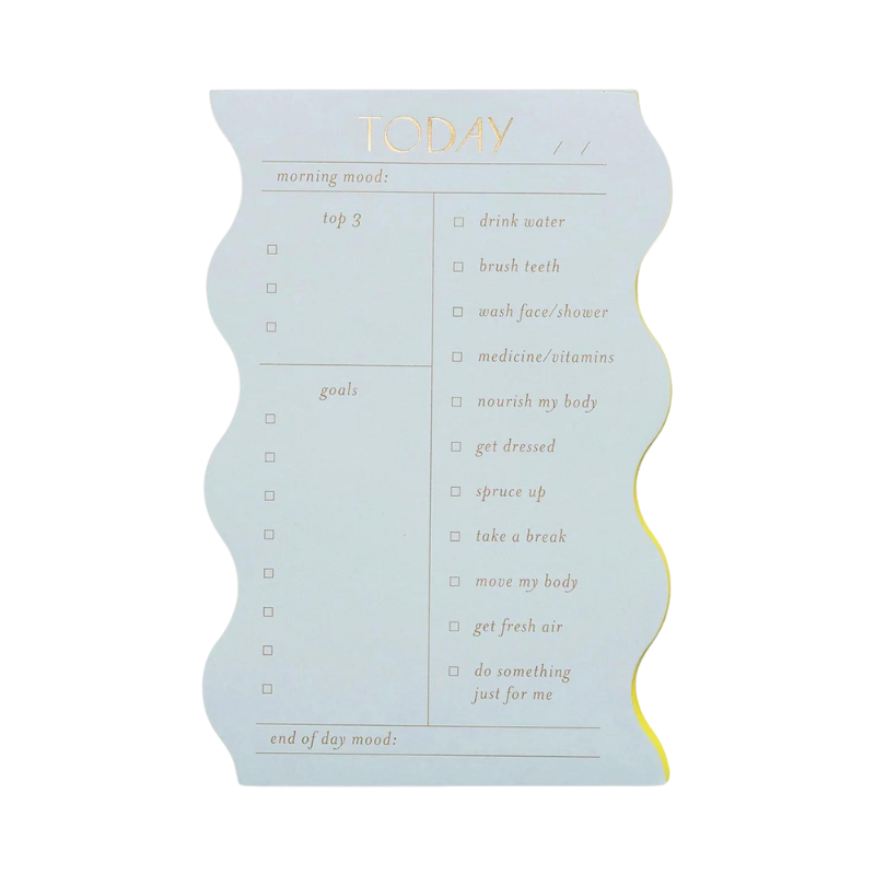 Wavy Daily Notepad-Becket Hitch