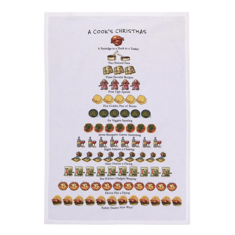 A Cook's Christmas Tea Towel-Becket Hitch