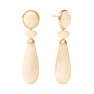Amalfi Statement Earring Ivory - Becket Hitch