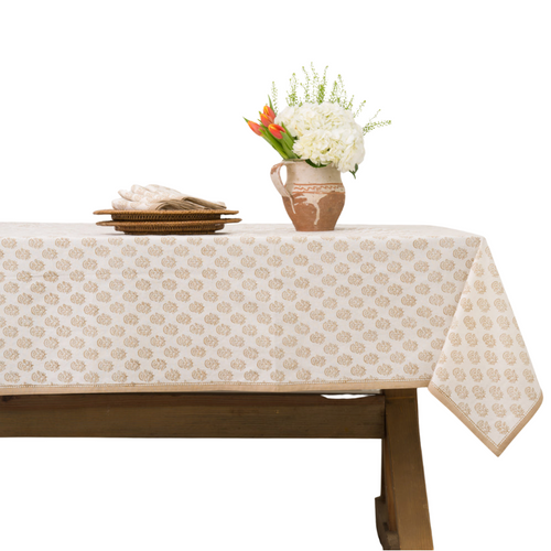 Anika Beige Tablecloth-BEcket Hitch