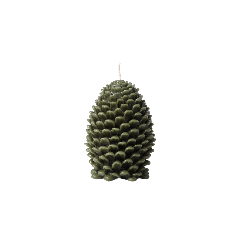 Antique Jumbo Pine Cone Candle-Becket Hitch